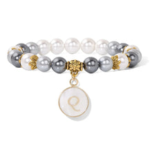 Load image into Gallery viewer, Fashion Shell Beads Bracelet Women A-Z Initial Letter Bracelet