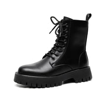 Load image into Gallery viewer, Leather Boots Fashion Low Heeled