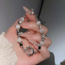 Load image into Gallery viewer, Blue Moonlight Stone Butterfly Bracelet