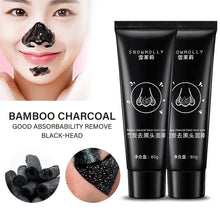Load image into Gallery viewer, Bamboo Charcoal Blackhead Removal Face Mask Black Oil-Control Acne
