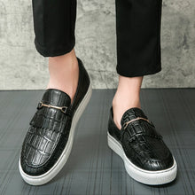 Load image into Gallery viewer, Leather Shoes Dress Slip on Loafers