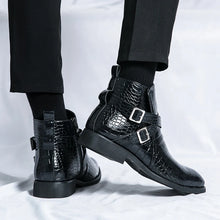 Load image into Gallery viewer, Classic Retro Pointed Ankle Boot Leather