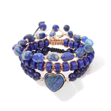 Load image into Gallery viewer, Natural Stone Tiger Eye Bracelet Women Round Beaded Healing Crystal