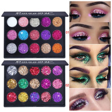 Load image into Gallery viewer, Glitter Sequins Matte Pearlescent Eyeshadow