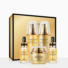 Load image into Gallery viewer, 24K Gold Hyaluronic Acid Skin Care Set 5PCS Face Toner Essence Cream