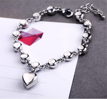 Load image into Gallery viewer, Luxury Ocean Heart Blue Crystal Bracelet Cubic Zirconia