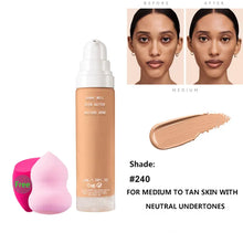 Load image into Gallery viewer, Full Coverage Matte Foundation Longwear Hydrating
