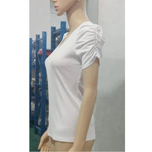 Load image into Gallery viewer, Bubble Sleeve V-neck Shirt
