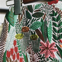 Load image into Gallery viewer, Jacquard Floral Embroidery Mid-length Skirt