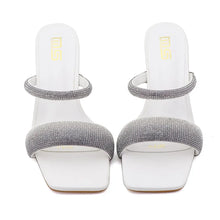 Load image into Gallery viewer, New Luxury Square Toe Women's Rhinestone