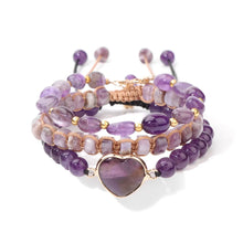 Load image into Gallery viewer, Natural Stone Tiger Eye Bracelet Women Round Beaded Healing Crystal