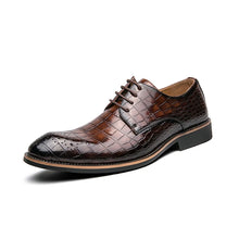 Load image into Gallery viewer, Loafers Men's Lace-up Patent Leather