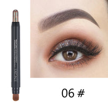 Load image into Gallery viewer, 1PC Sexy Black Double Head Glitter Eye Shadow Stick Matte Eyeshadow