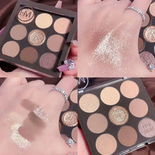 Load image into Gallery viewer, Delicate Eyeshadow Palette Shimmer Shiny Sequins Acrylic
