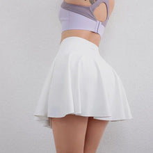 Load image into Gallery viewer, High Waist Elastic Solid Short Skirt