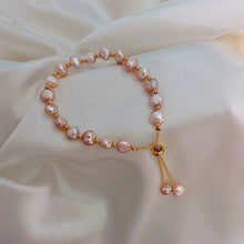 Load image into Gallery viewer, Elegant Pearl Half Bangle Bracelet