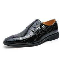 Load image into Gallery viewer, Leather Loafers Men Dress Shoes