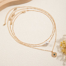 Load image into Gallery viewer, 3Pcs/Set Classic Hollow Geometric Pendant Necklace