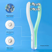 Load image into Gallery viewer, EMS Facial Massager Roller Microcurrent Face Lifting Machine V-Face