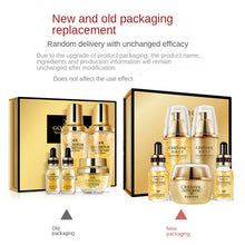 Load image into Gallery viewer, 24K Gold Hyaluronic Acid Skin Care Set 5PCS Face Toner Essence Cream