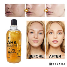Load image into Gallery viewer, 24K Gold ALPHA Hydroxy Acids Face Serum Vitamin C&amp;E Essence