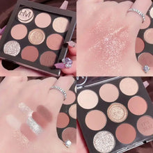 Load image into Gallery viewer, Delicate Eyeshadow Palette Shimmer Shiny Sequins Acrylic