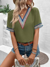 Load image into Gallery viewer, Elegant  New Lace Patchwork V-neck Casual
