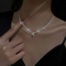 Load image into Gallery viewer, Frosted Butterfly Pendant Fashion Snake Bone Chain
