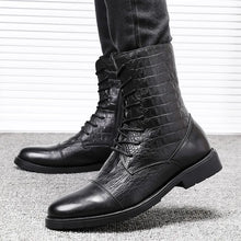 Load image into Gallery viewer, Fashion Men High Quality British Style Lace Up Boots Genuine Leather