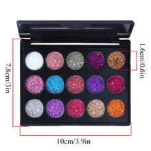 Load image into Gallery viewer, Glitter Sequins Matte Pearlescent Eyeshadow