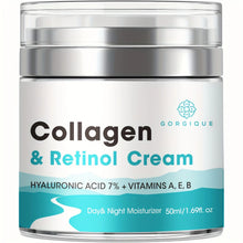 Load image into Gallery viewer, Collagen Retinol Face Cream 7% Hyaluronic Acid Moisturizer Anti Aging