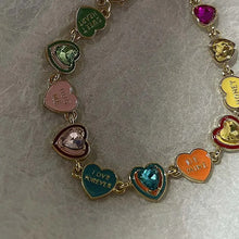 Load image into Gallery viewer, Fashion Colorful Heart Bracelet