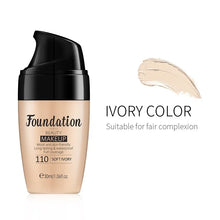 Load image into Gallery viewer, Liquid Foundation High Coverage Concealer Long-lasting Cover Dark