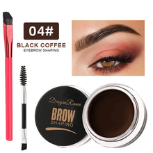 Load image into Gallery viewer, Multi-function Eyebrow Brush With Wild Eyebrows Cream Concealer Square