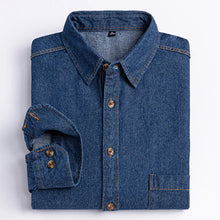 Load image into Gallery viewer, Denim Shirt Casual Long Sleeve