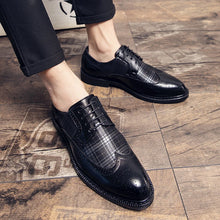 Load image into Gallery viewer, Leather Lace-Up Oxford Business Dress Shoes