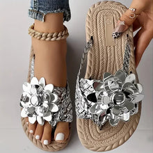 Load image into Gallery viewer, Casual Slippers Braided Floral