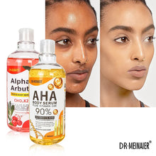 Load image into Gallery viewer, AHA Hyaluronic Vitamin C Arbutin Face Body Serum Dark Spots