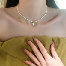 Load image into Gallery viewer, Elegant Exquisite Light Luxury Pearl Heart Pendant