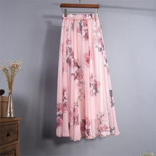 Load image into Gallery viewer, Long Floral Summer Maxi Skirt