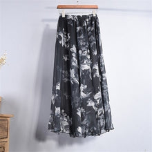 Load image into Gallery viewer, Long Floral Summer Maxi Skirt