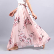 Load image into Gallery viewer, Long Floral Summer Maxi Skirt