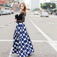 Load image into Gallery viewer, Summer Women A-line Long Skirt Elegant French Style Retro Skirt