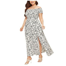 Load image into Gallery viewer, Casual Flower Print Maxi Dress