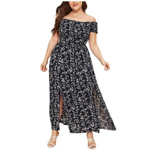 Load image into Gallery viewer, Casual Flower Print Maxi Dress