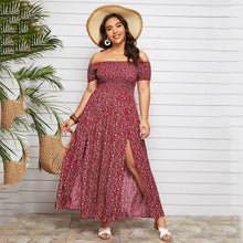 Load image into Gallery viewer, Casual Flower Print Maxi Dress