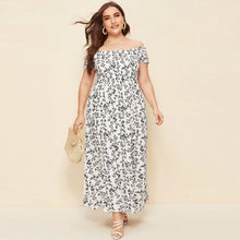 Load image into Gallery viewer, Casual Flower Print Maxi Dress