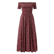 Load image into Gallery viewer, Casual Flower Print Maxi Dress