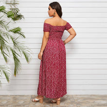 Load image into Gallery viewer, Casual Flower Print Maxi Dress