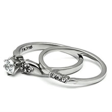 Load image into Gallery viewer, Stainless Steel Cubic Zirconia Ring